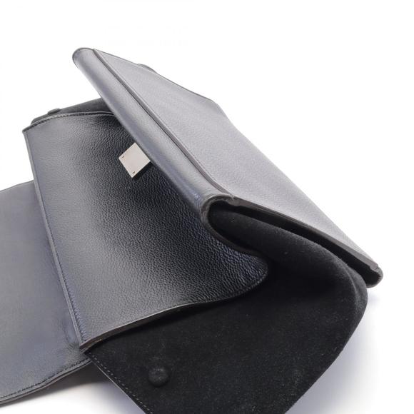 Celine Trapeze Medium Handbag Bag Leather Suede Black - Picture 5 of 9